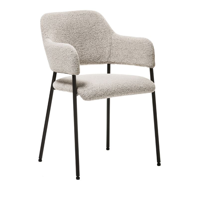 Rhodes Beige Boucle Dining Chair Set of 2