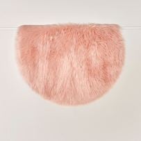 Pink Round Polar Rug