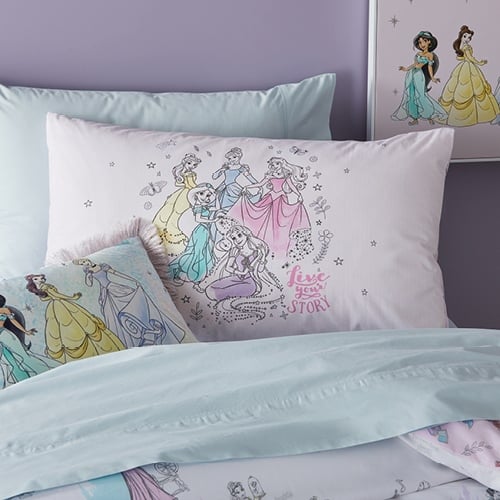 Kids princess clearance bedding