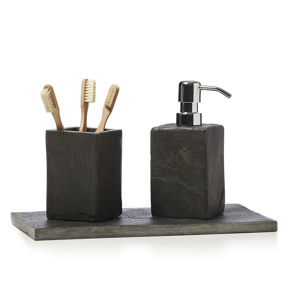 slate bathroom accessories