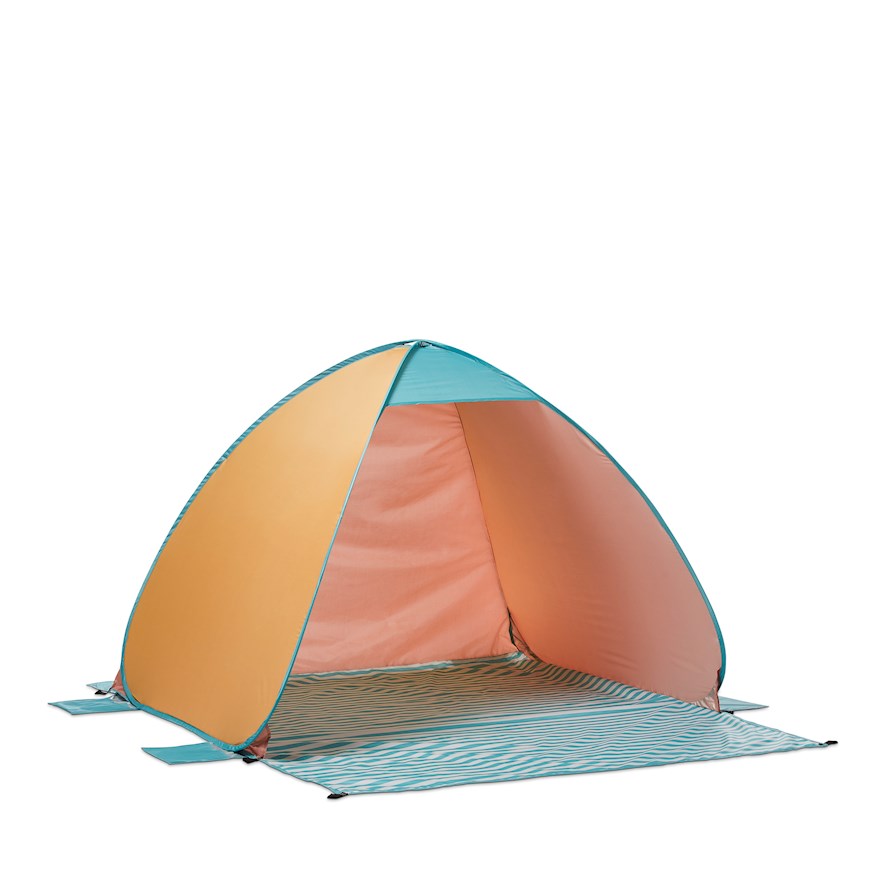 Pop up beach outlet shelter