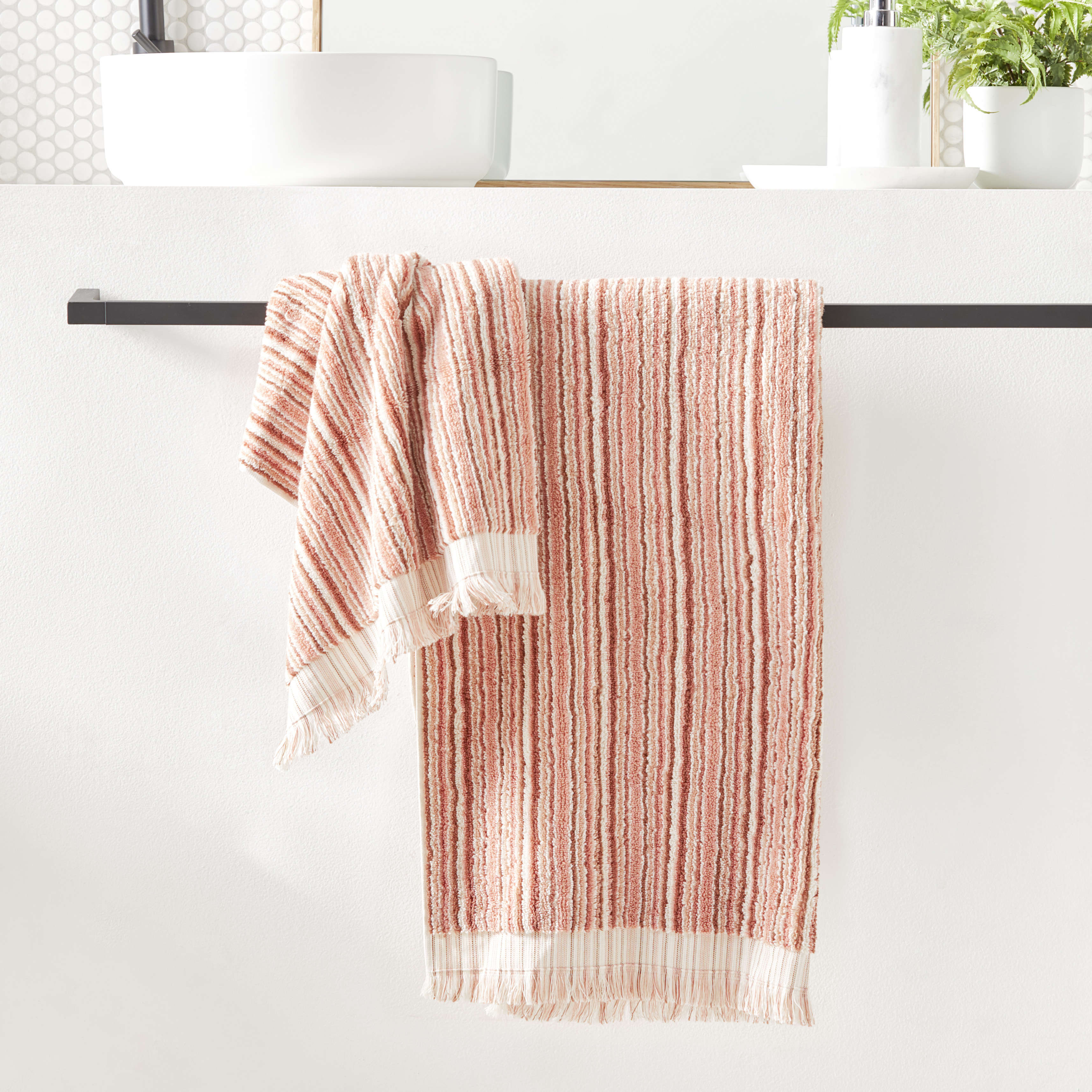 European Sienna Cinnamon Multi Turkish Cotton Towel Range | Adairs