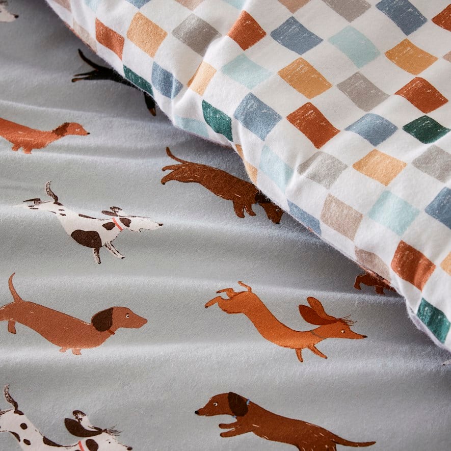 Dachshund 2025 flannel sheets