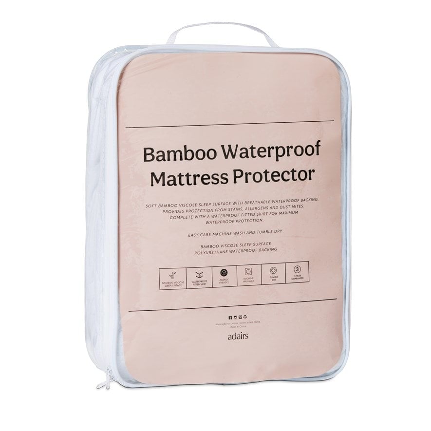 Adairs Bamboo Waterproof Mattress Protector - Queen Reviews | Adairs ...