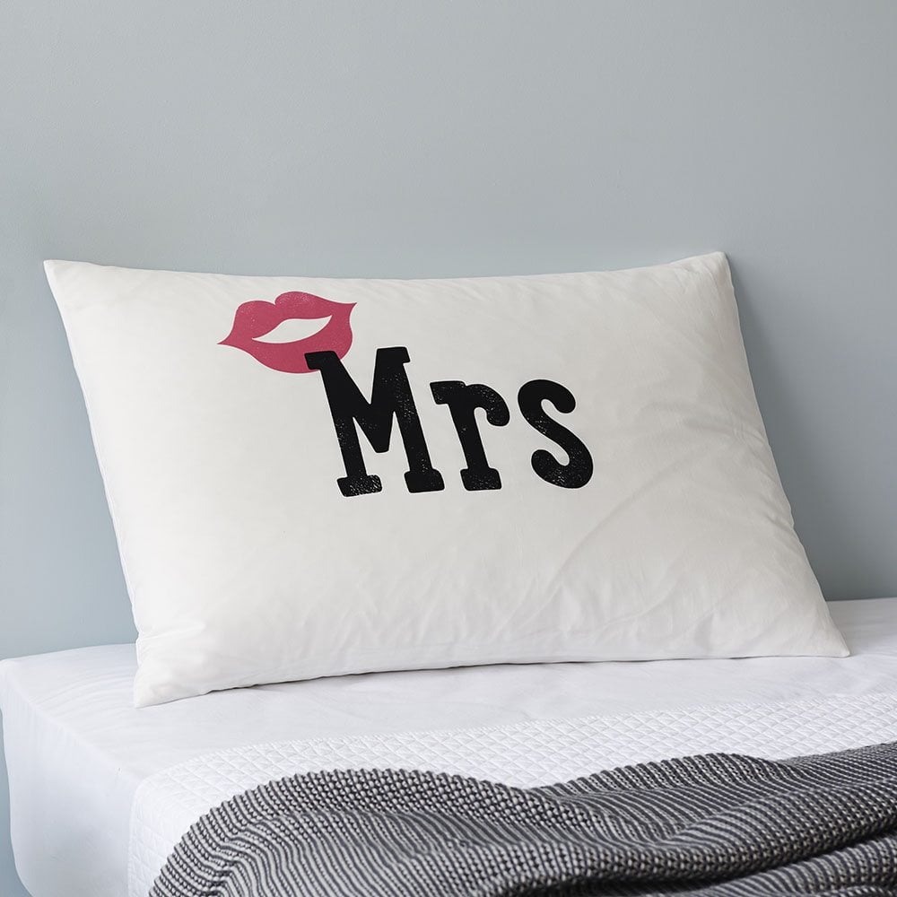 Mr and 2025 mrs pillowcases adairs