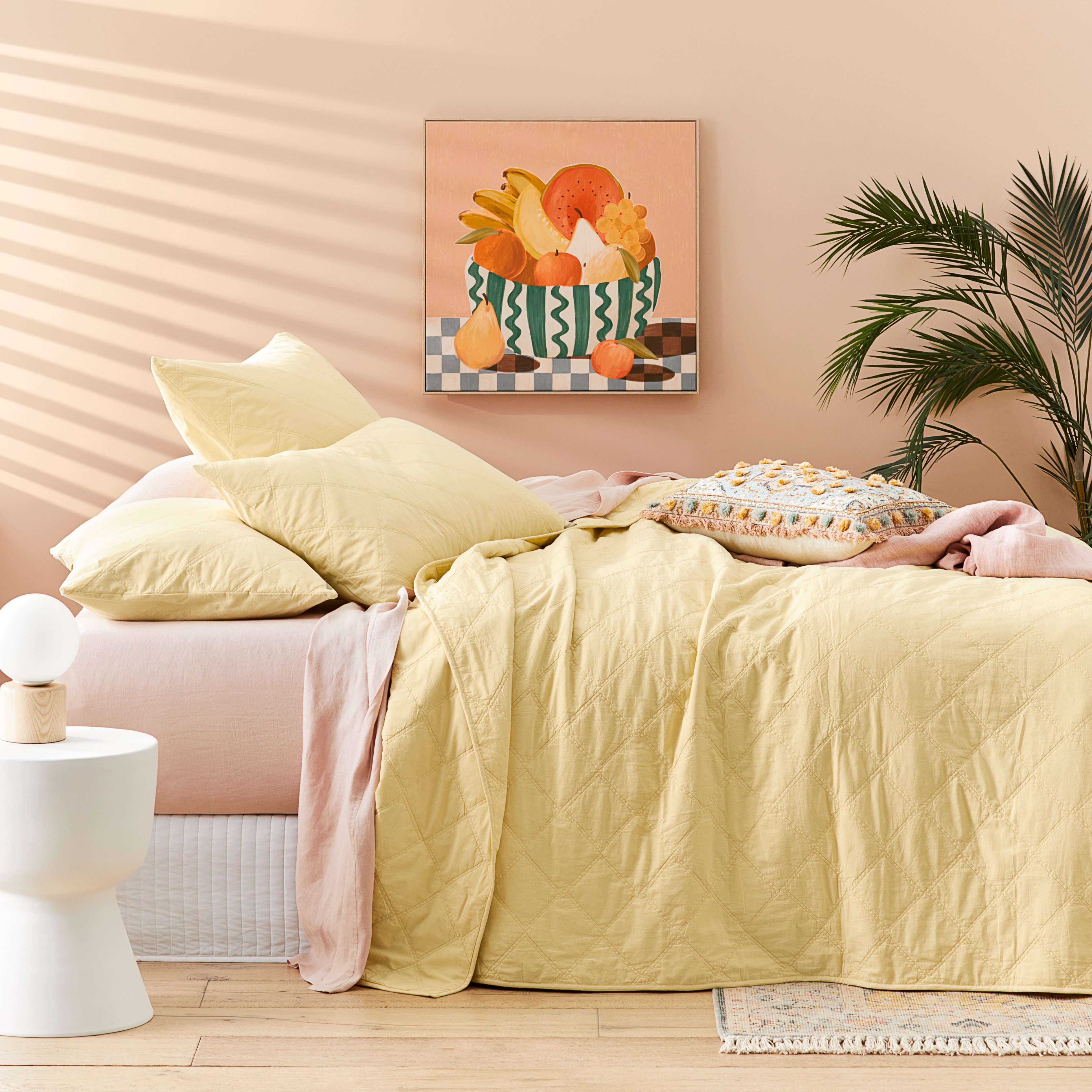 Yellow 2024 cotton pillowcases