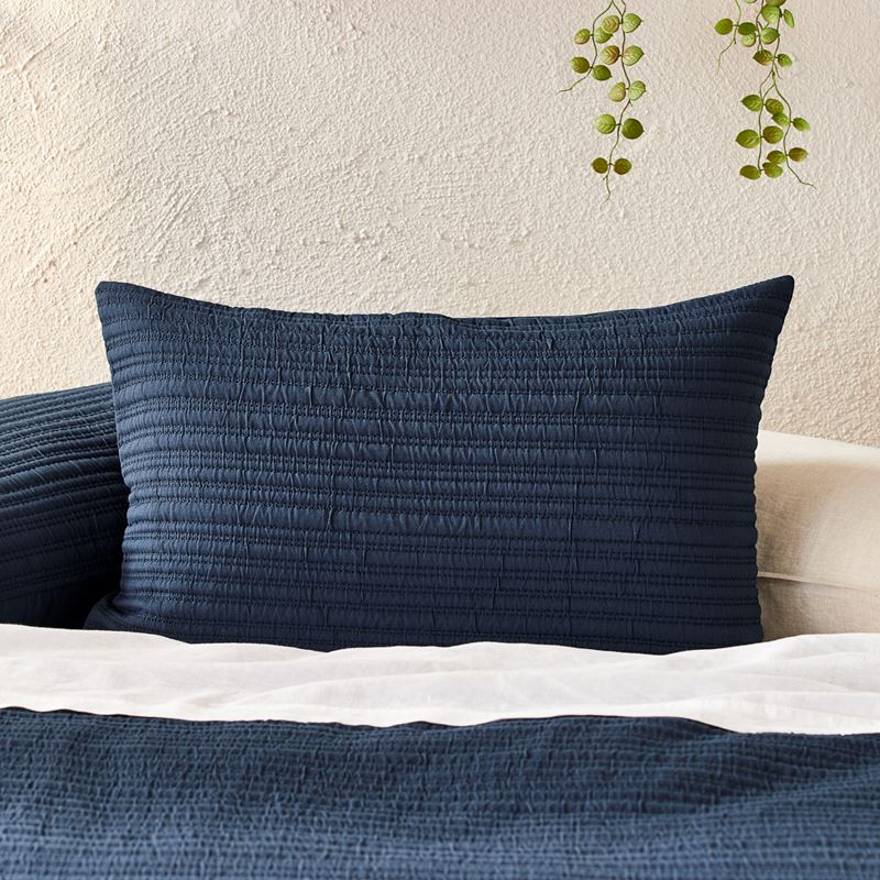 Hayman Midnight Quilted Quilt Cover Separates | Adairs