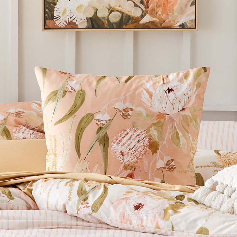 Banksia Fields Natural Quilt Cover Set + Separates | Adairs