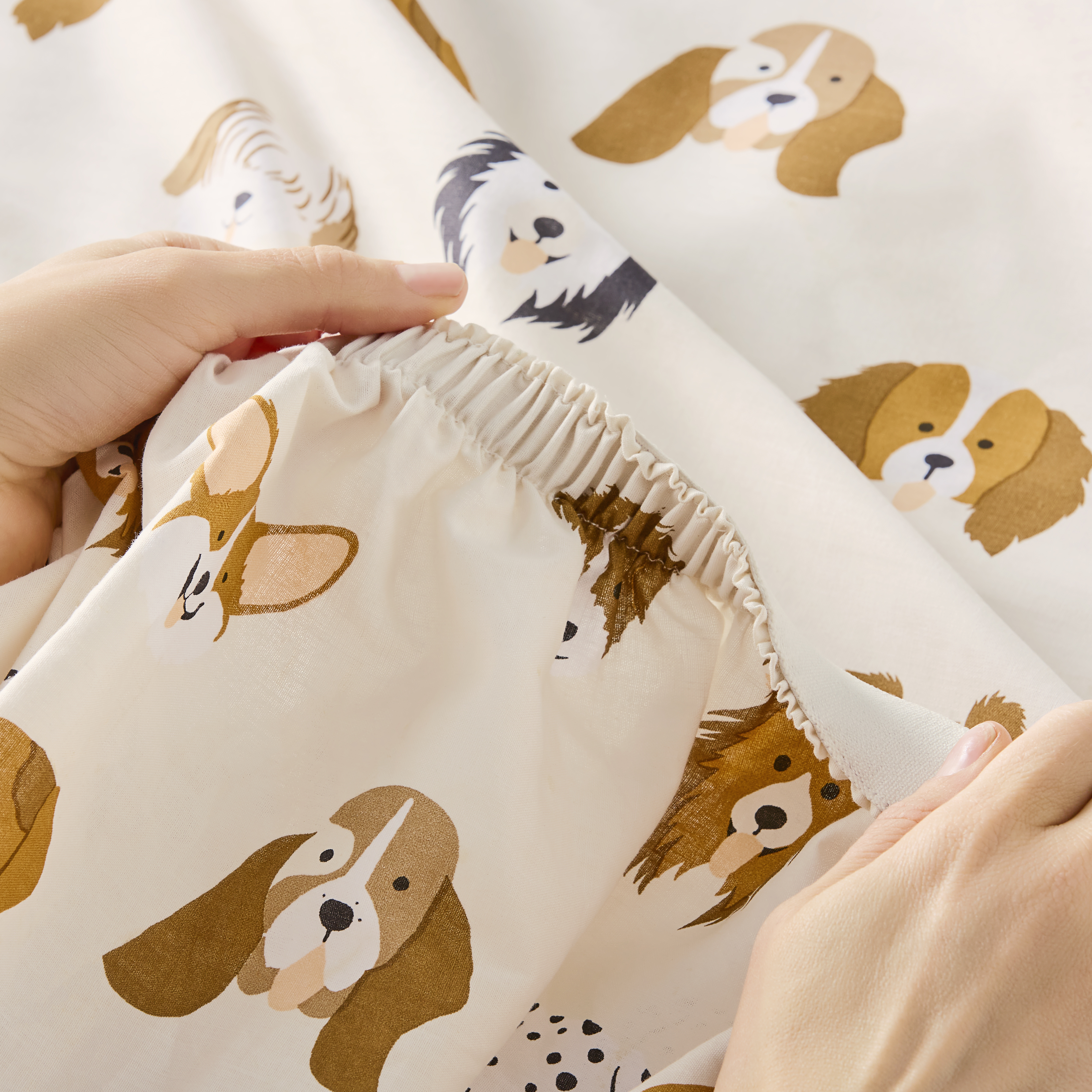 King size 2024 dog print sheets