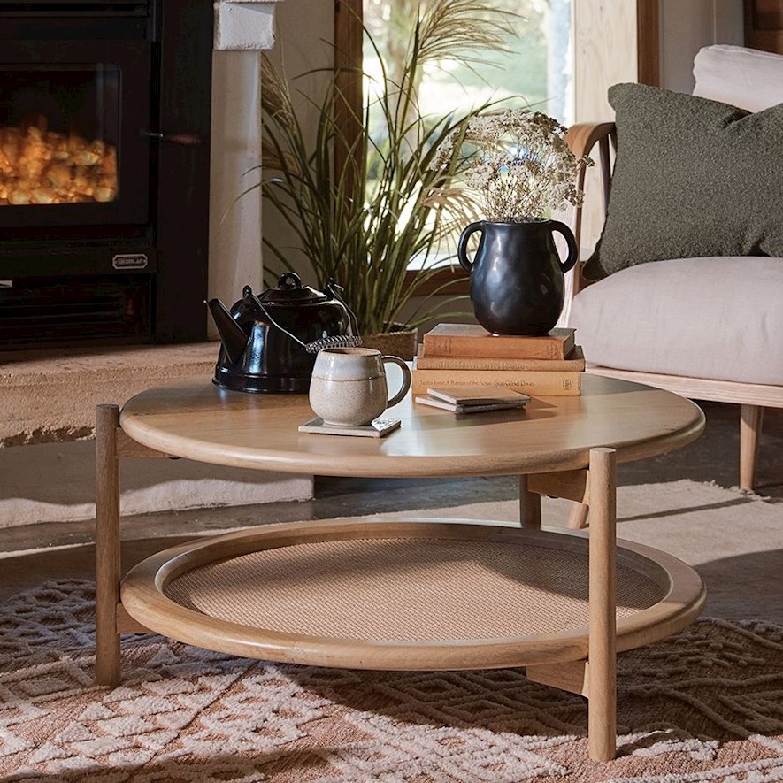 adairs rattan coffee table