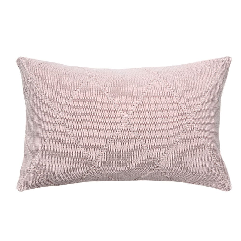 Mercer + Reid - Florence Knit Pink Long Cushion | Adairs