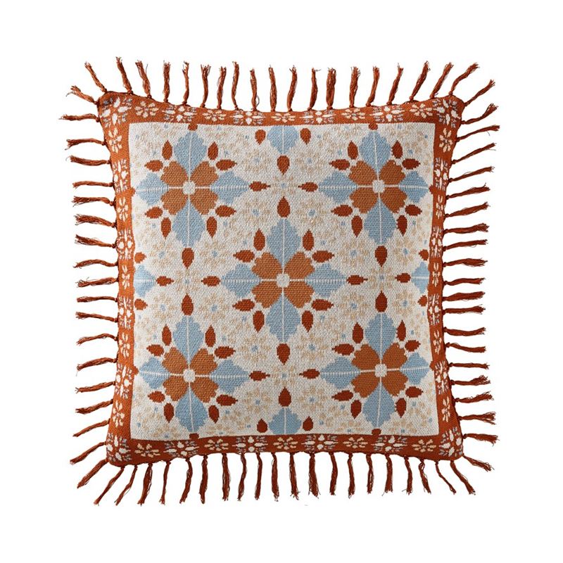 Welcome Home Natural Knitted Cushion