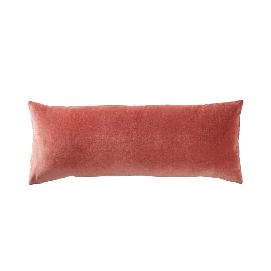 Bombay Rose Long Velvet Cushion | Adairs