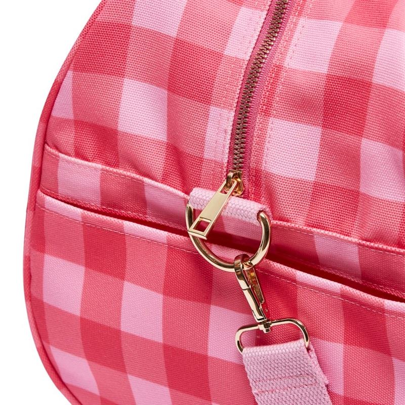 Brights Gingham Pink Weekender Bag