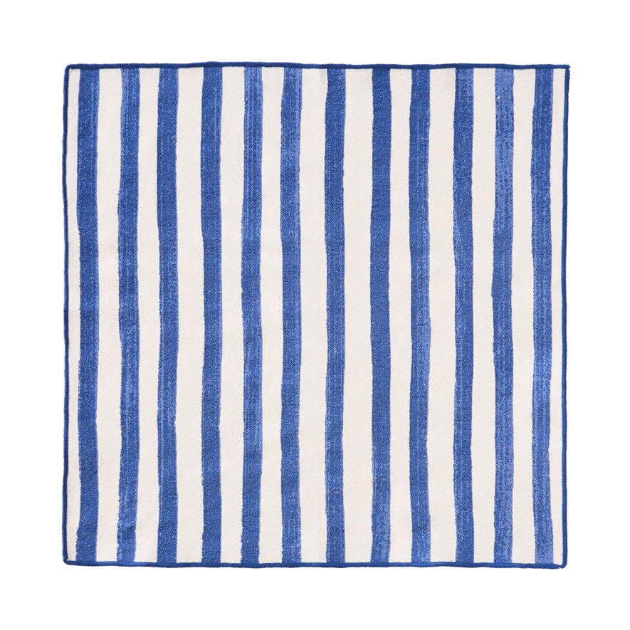 Jordana Vivid Blue Stripe Napkins Pack of 2 | Adairs