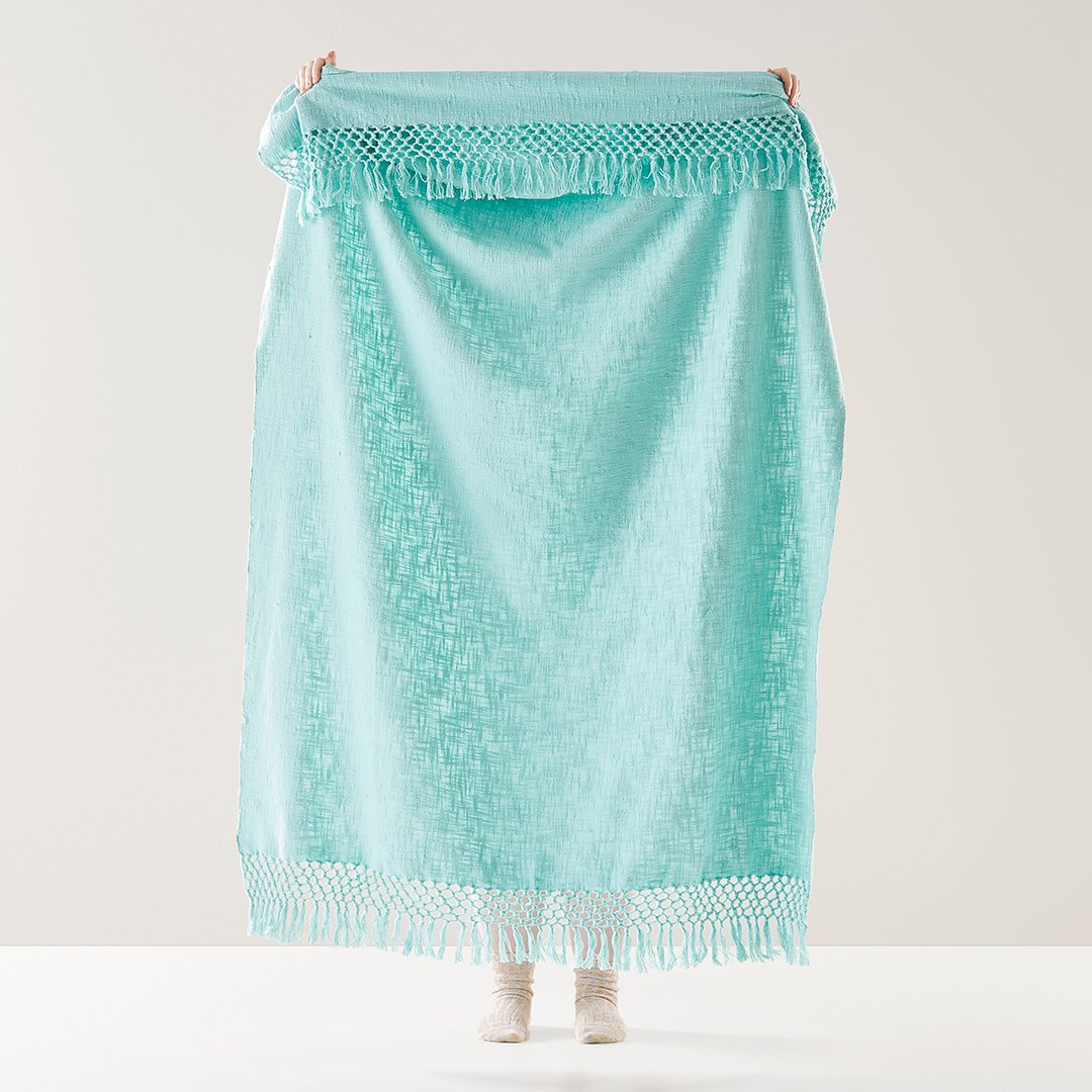 Macrame Ocean Knot Throw | Adairs