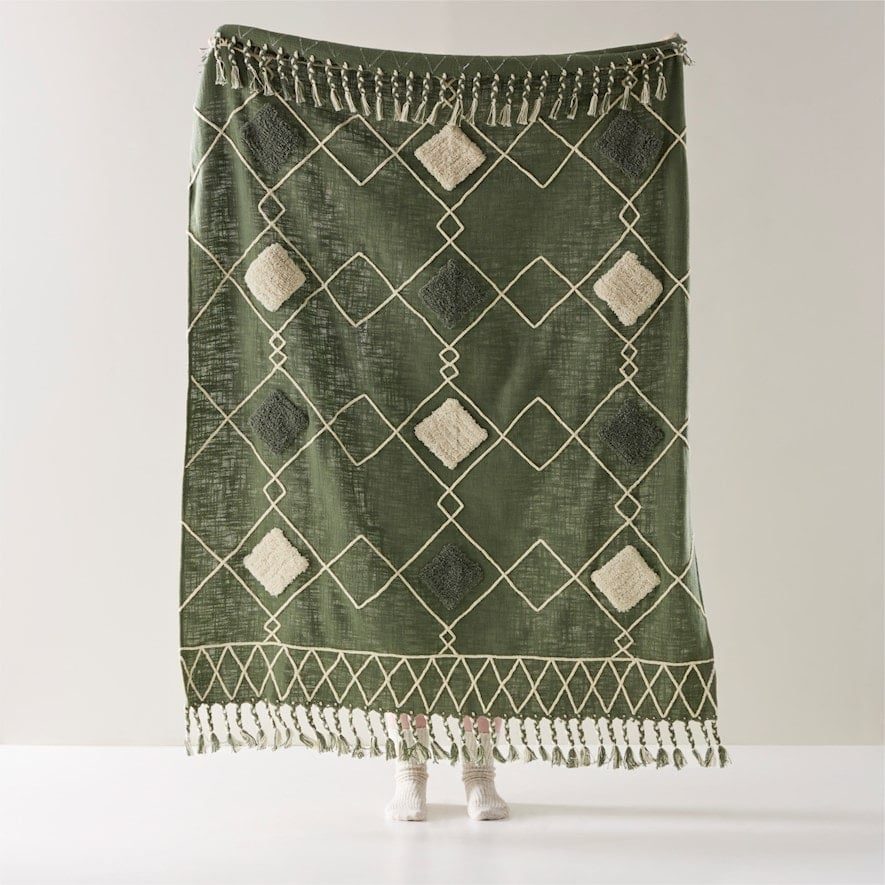 Adairs best sale green throw