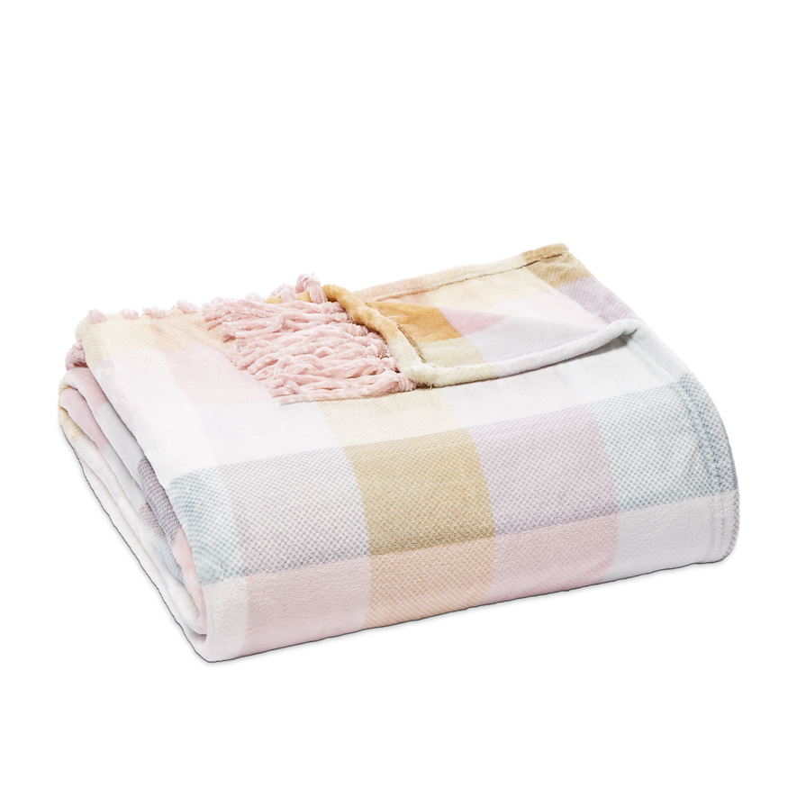 Supersoft Soulful Check Blanket Homewares Adairs