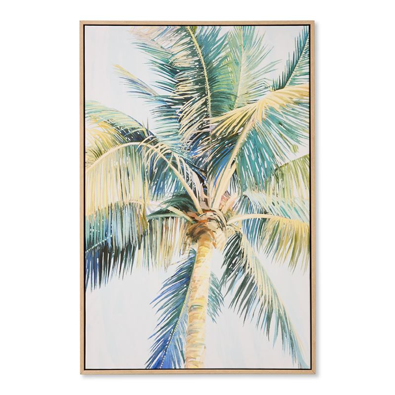 Island Tall Palm Canvas | Adairs