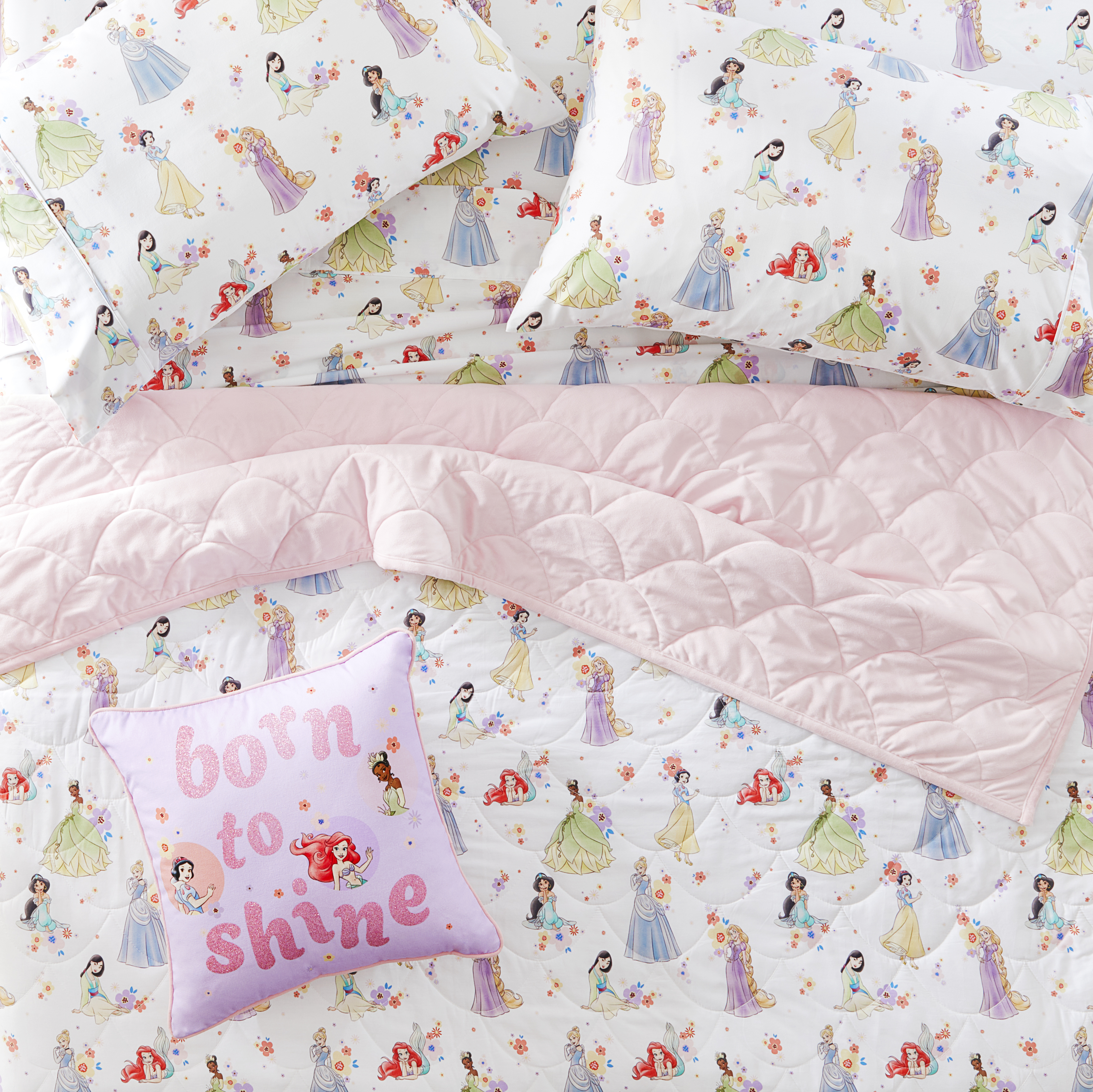 Adairs Kids - Disney Flower Princess Pink Sleeping Bag, Home & Gifts