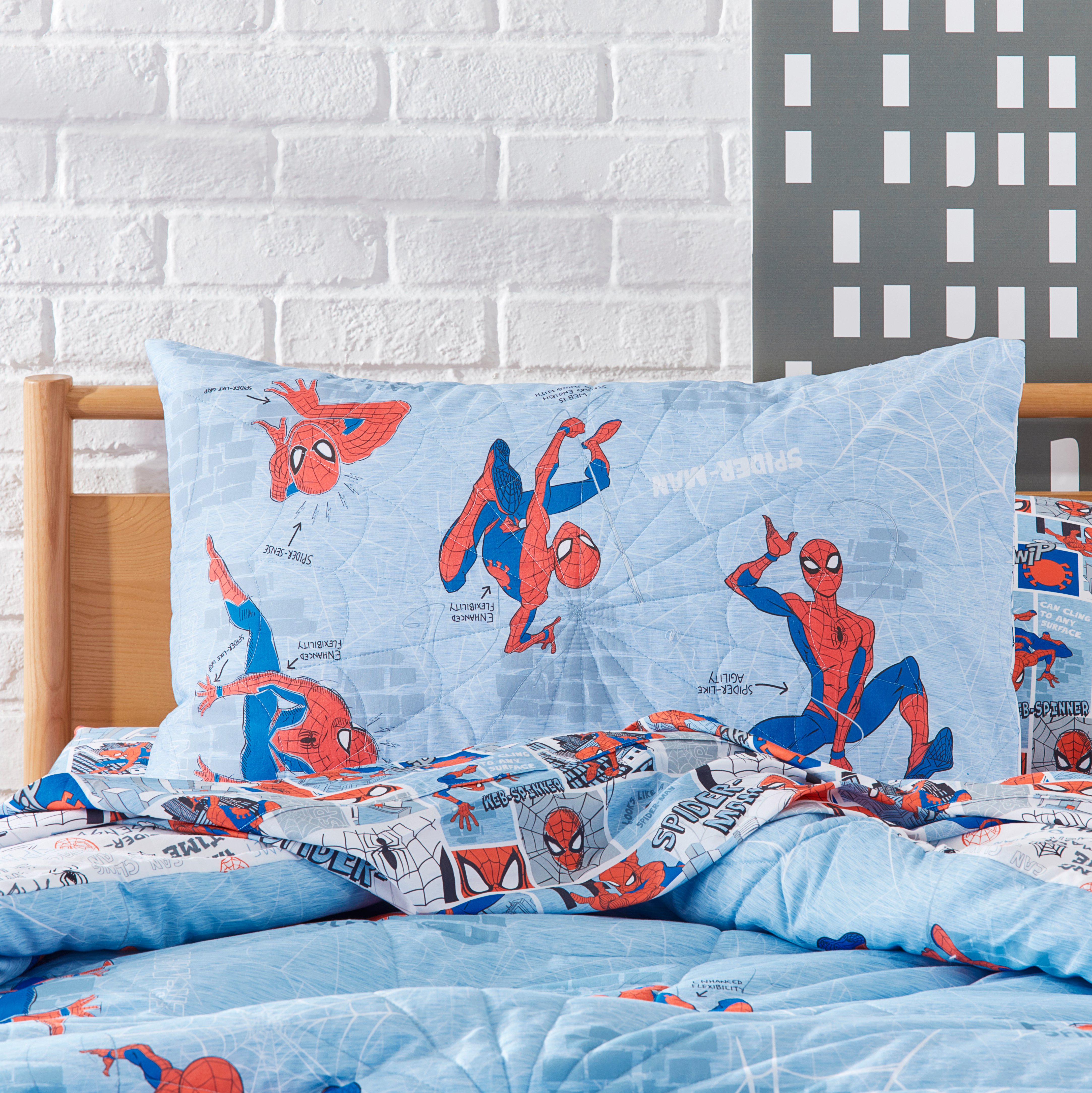 Spiderman bed hot sale linen