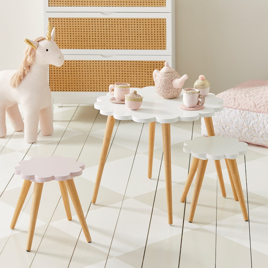 Adairs kids table and on sale chairs