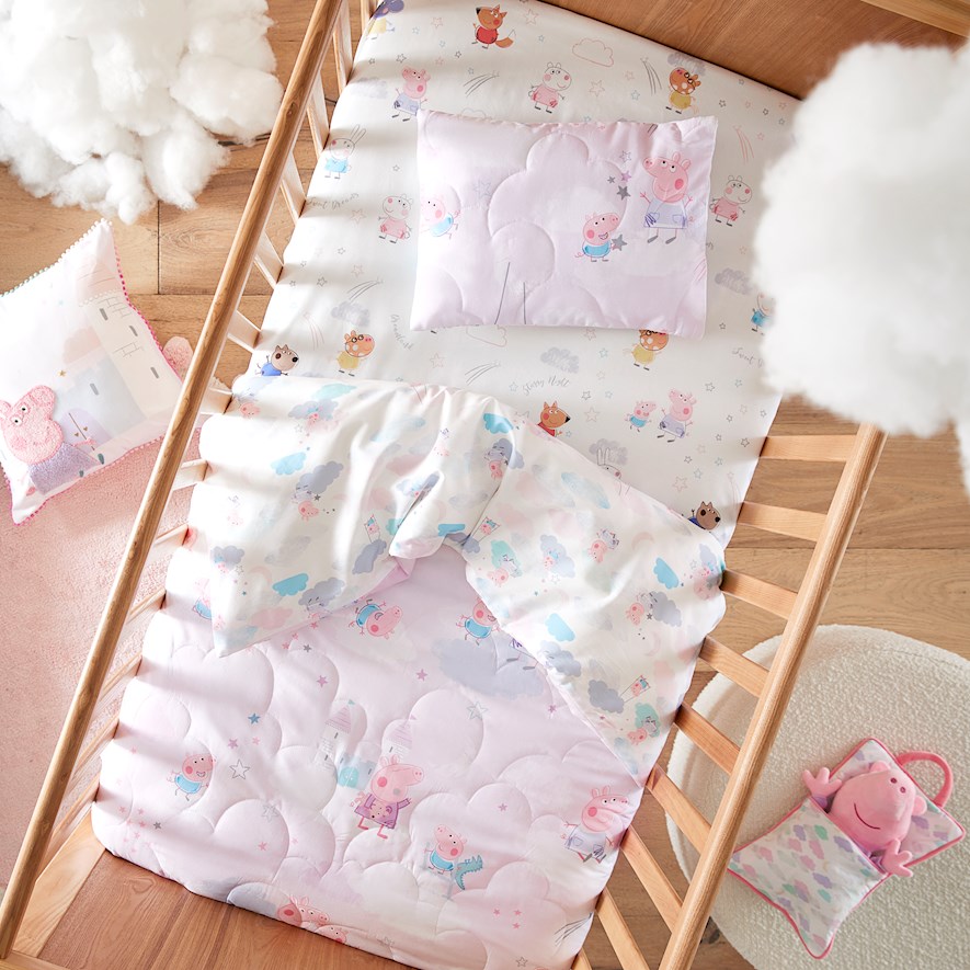 Peppa pig 2024 crib sheets