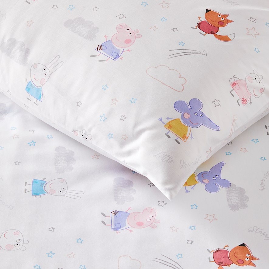 Peppa pig crib outlet sheets