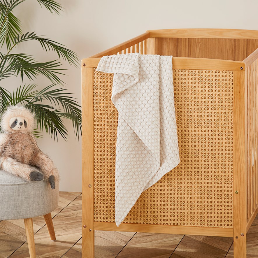 Bamboo cotton hot sale baby blanket