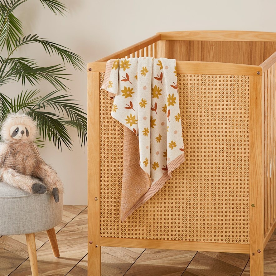 Ochre baby blanket sale