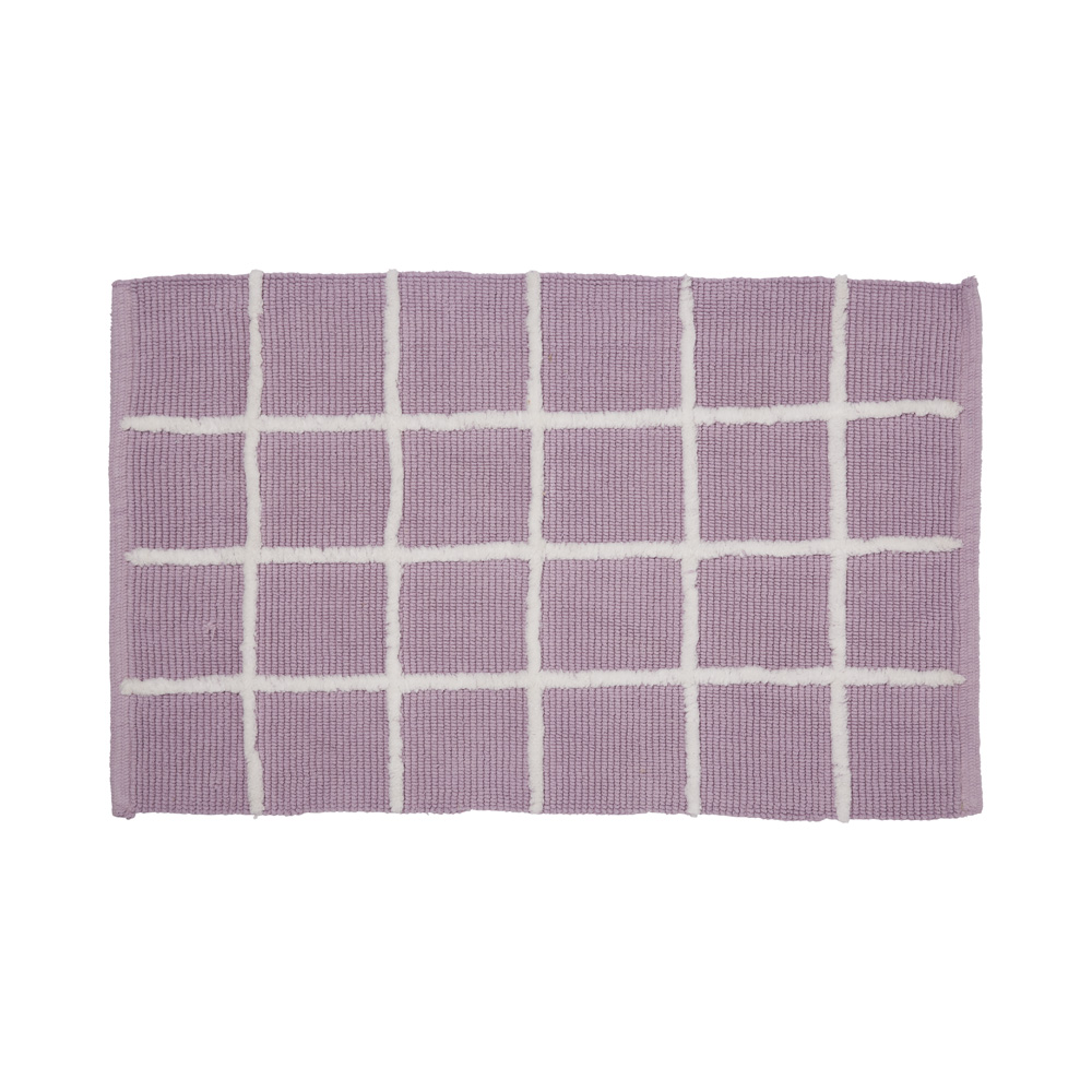 Lilac bath deals mat