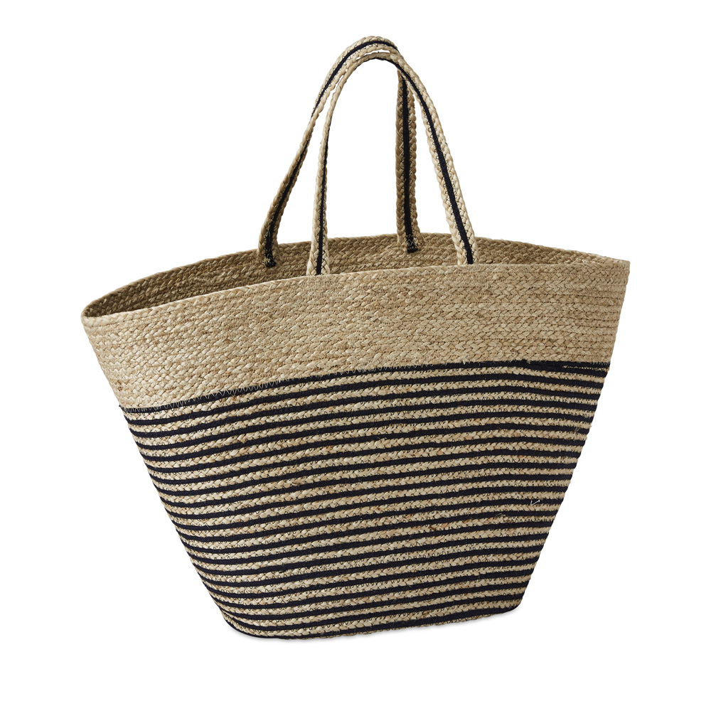 Navy stripe hot sale beach bag