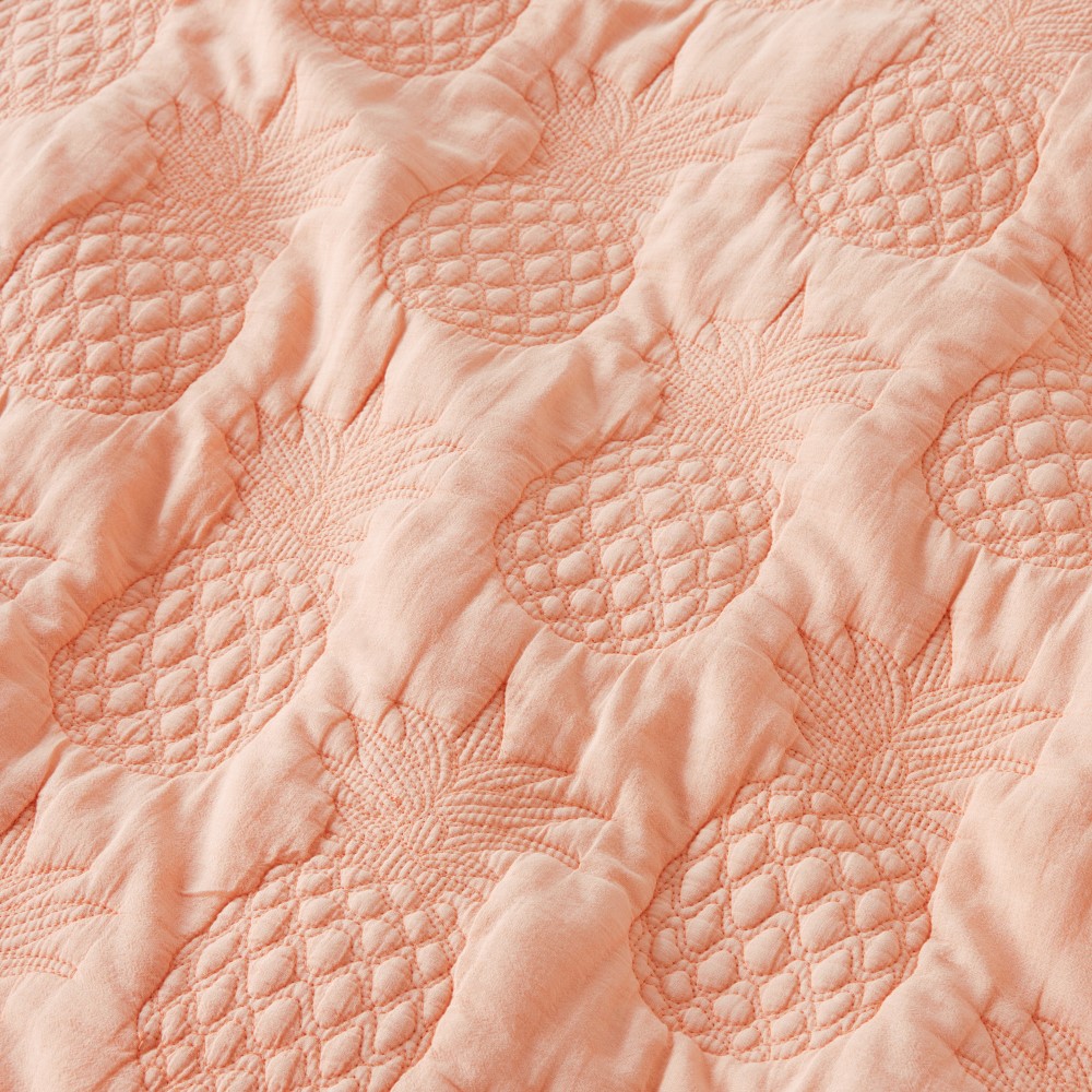 Mimosa Apricot Quilted Quilt Cover Separates Adairs