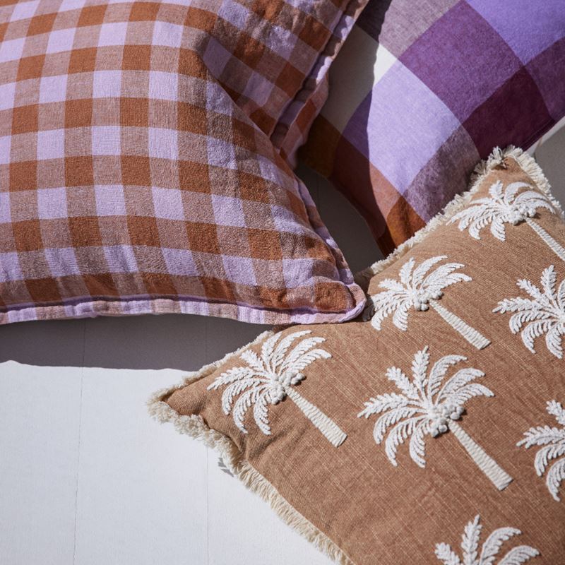 Coconut Palm Brown Cushion