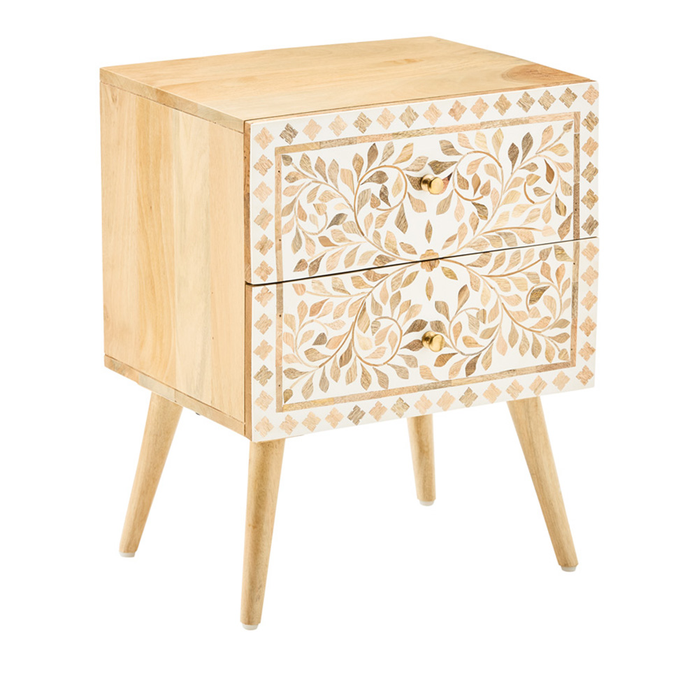 Adairs white 2024 bedside table