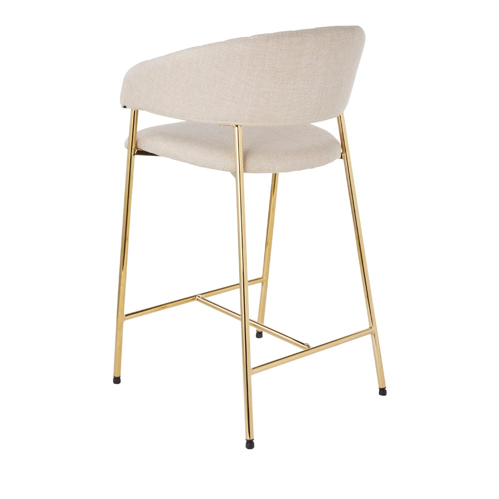 Beige and best sale gold bar stools