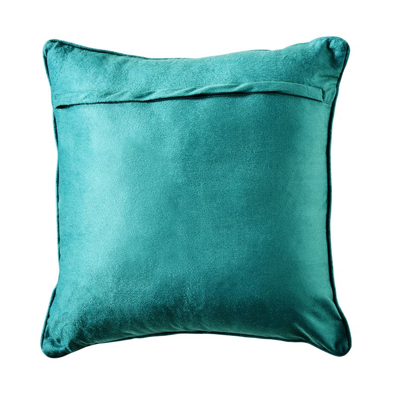 Picardy Blue Velvet Cushion | Adairs