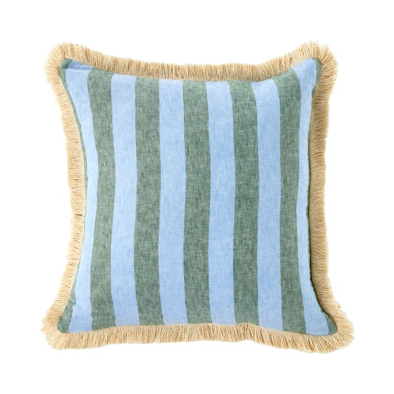 Lillie Pacific Blue & Garden Grove Cushion