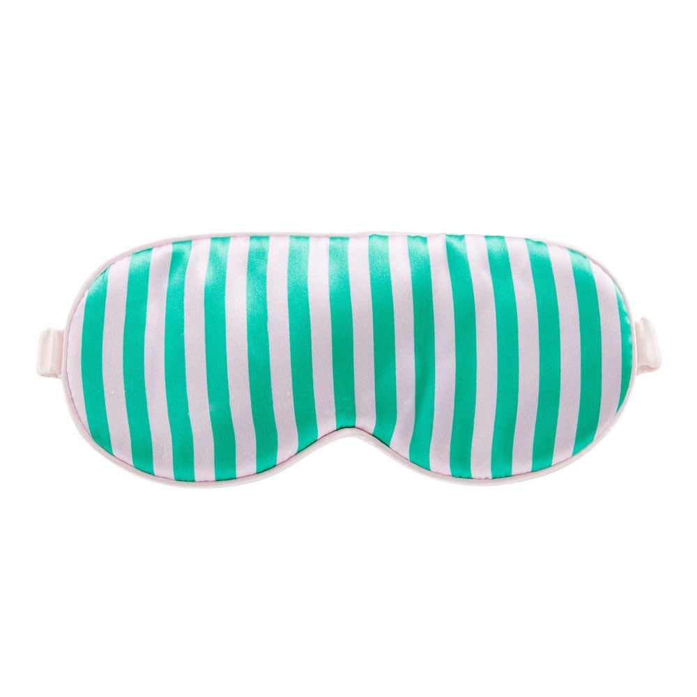 Pure Silk Lilac and Green Eye Mask | Adairs