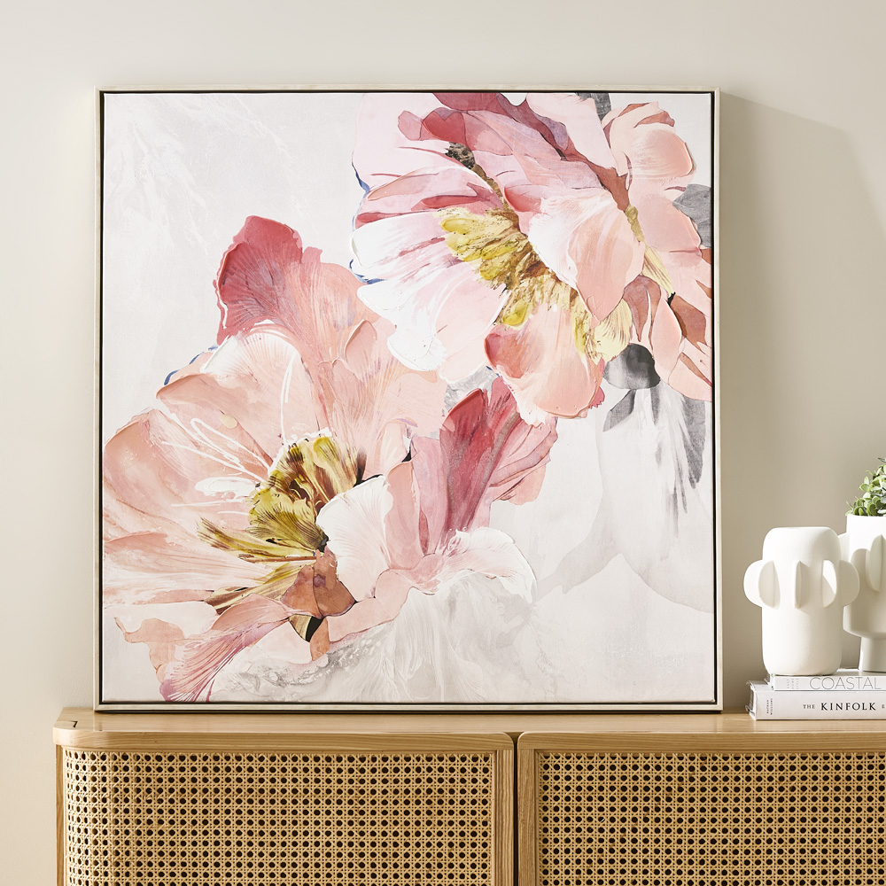 Floribunda Pink Azalea Canvas 