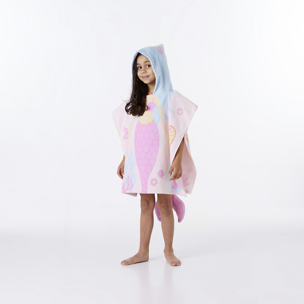 Mermaid best sale hooded towel