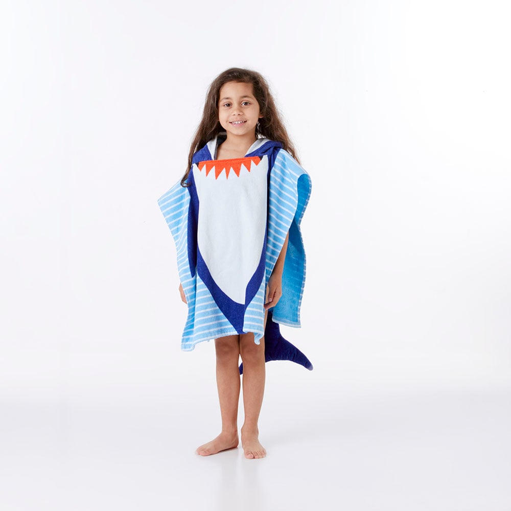 Shark hooded beach store towel