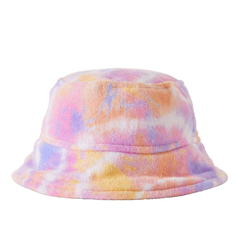 Adairs Kids - Kids Tie Dye Pink Beach Bucket Hat | Adairs