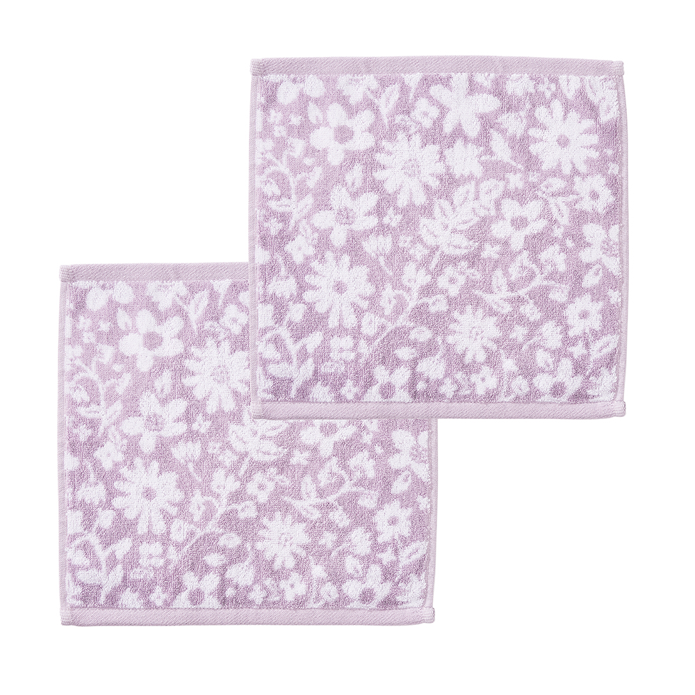 Adairs Kids Harmony Lilac Floral Towel Range Adairs