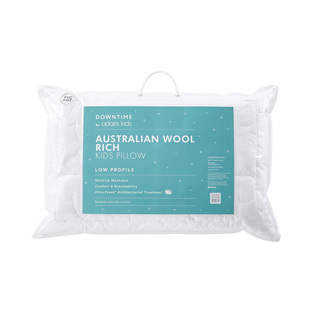 Downtime - Kids Australian Wool Rich Pillow | Adairs