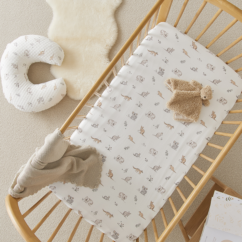 Linen bassinet cheap fitted sheet