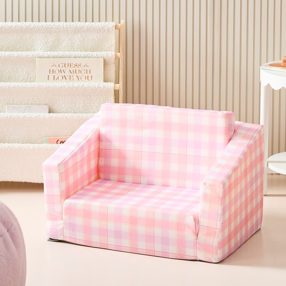 Pink couch hotsell for kids