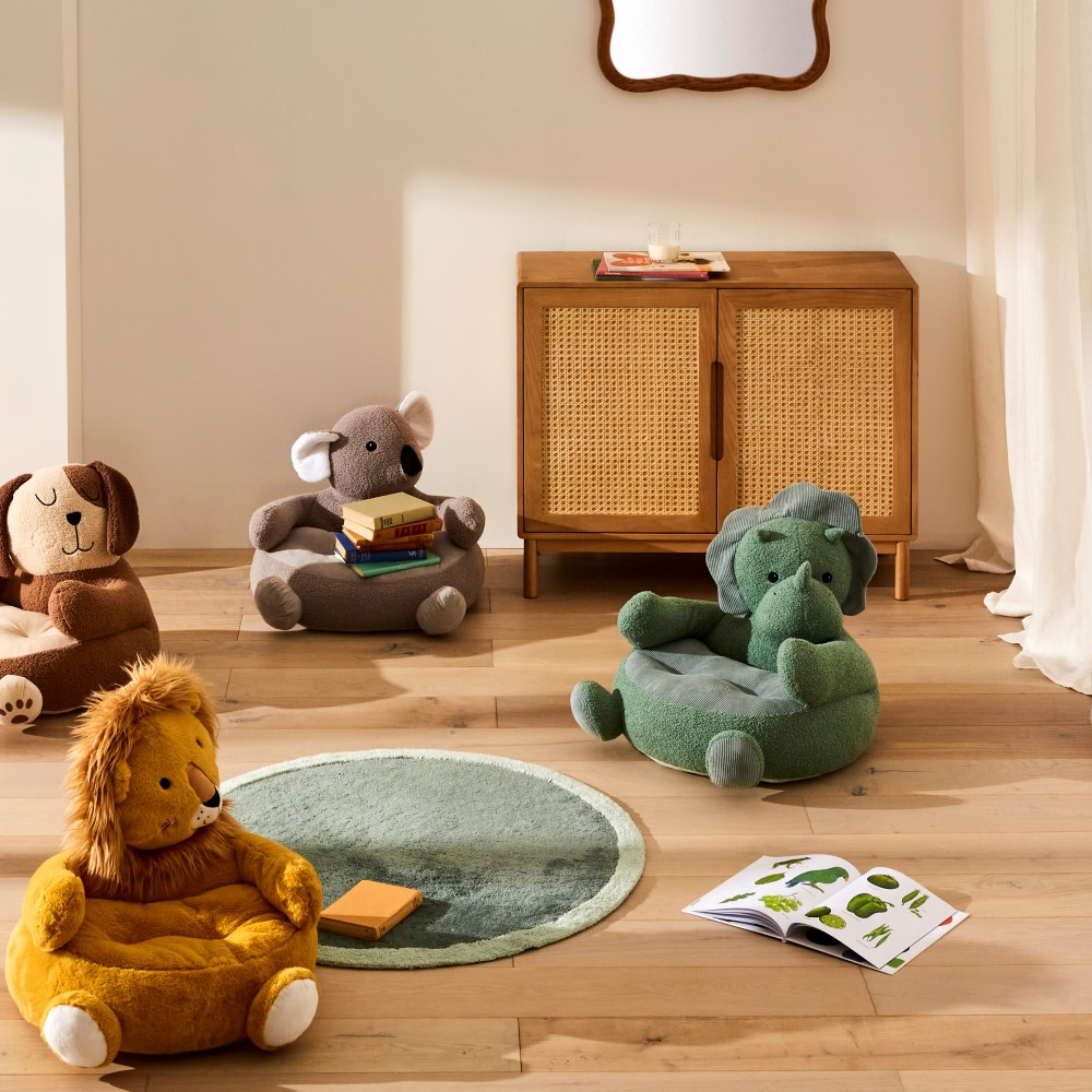 Plush animal online chairs