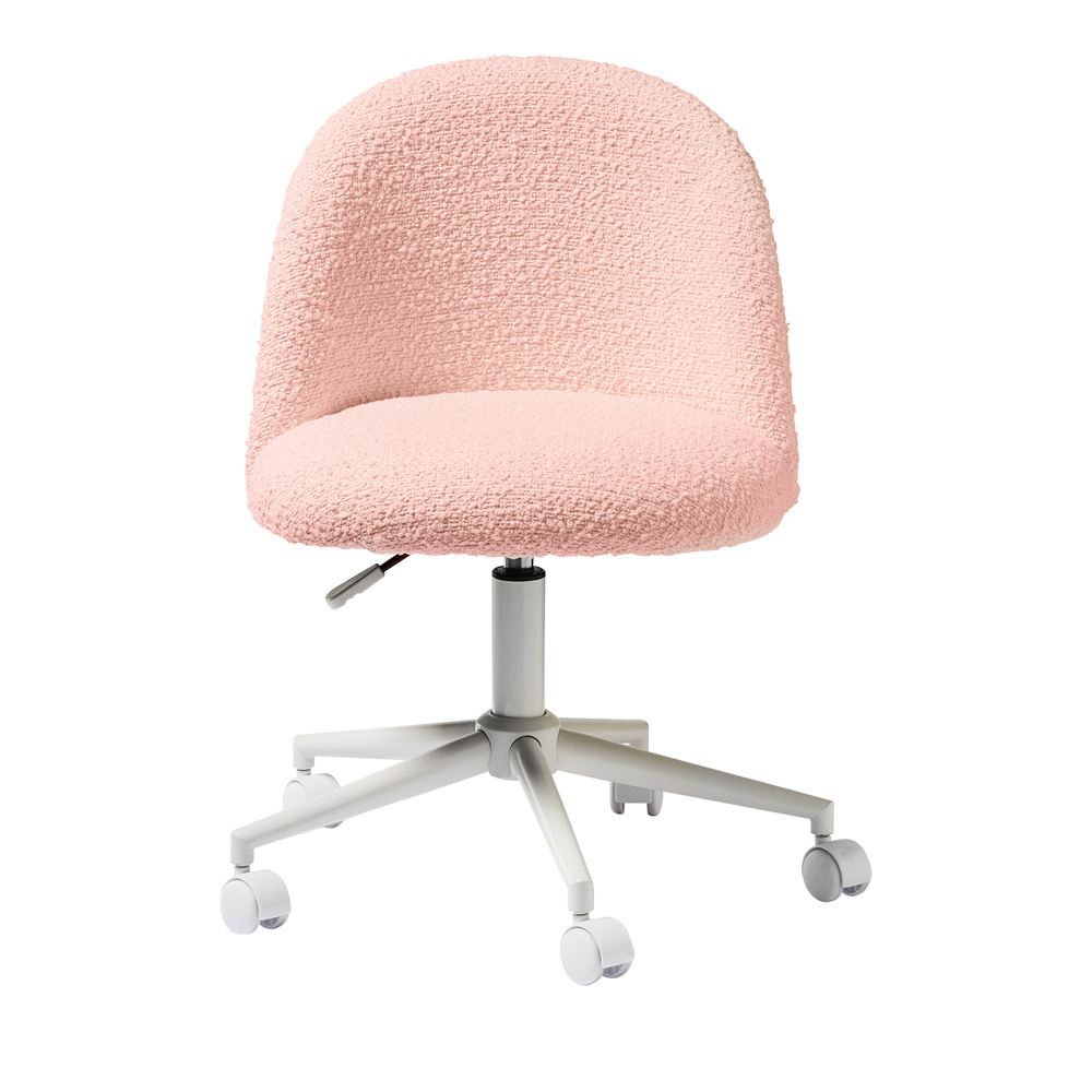 Adairs Kids Brady Pink Boucle Kids Desk Chair Kids Furniture