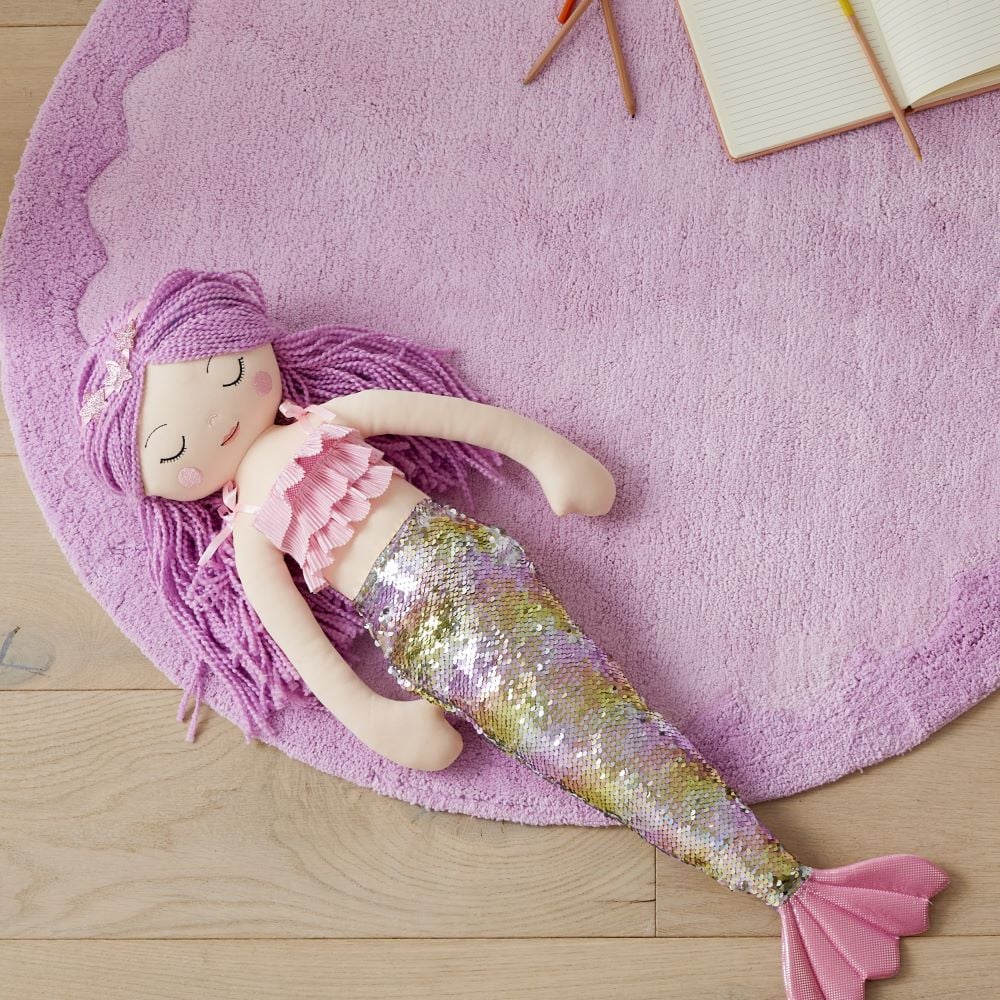 Purple store mermaid toy